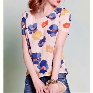Anthropologie Jacinthe Petite Blouse